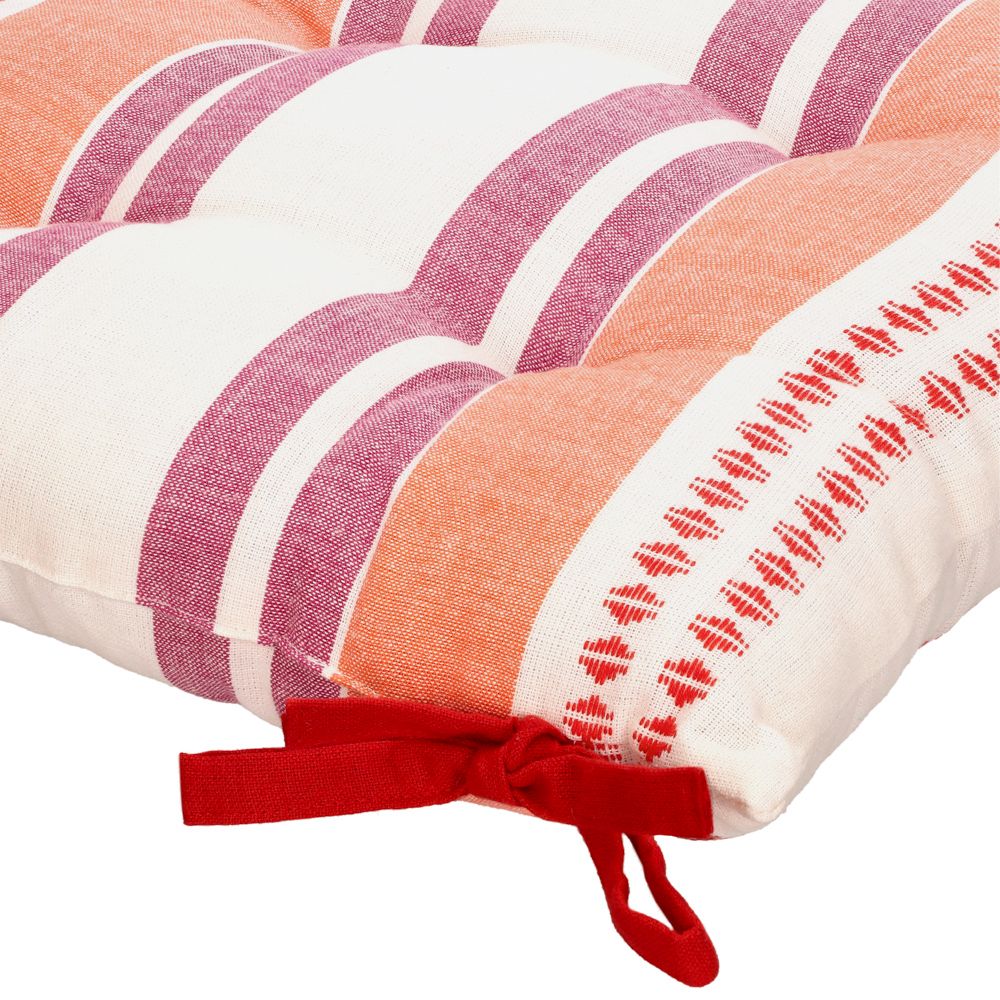 Cojín de silla algodón 40x40 cm