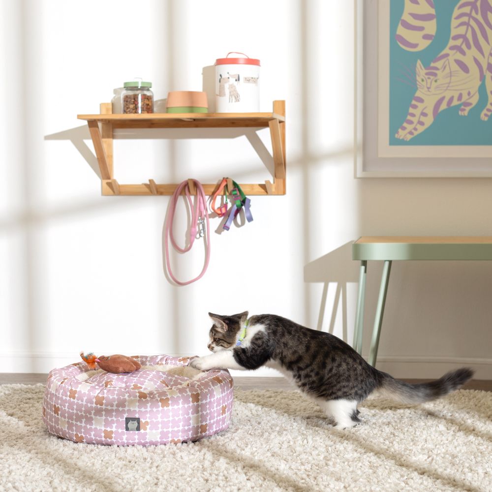 Cama nido redonda para gato 40x23 cm