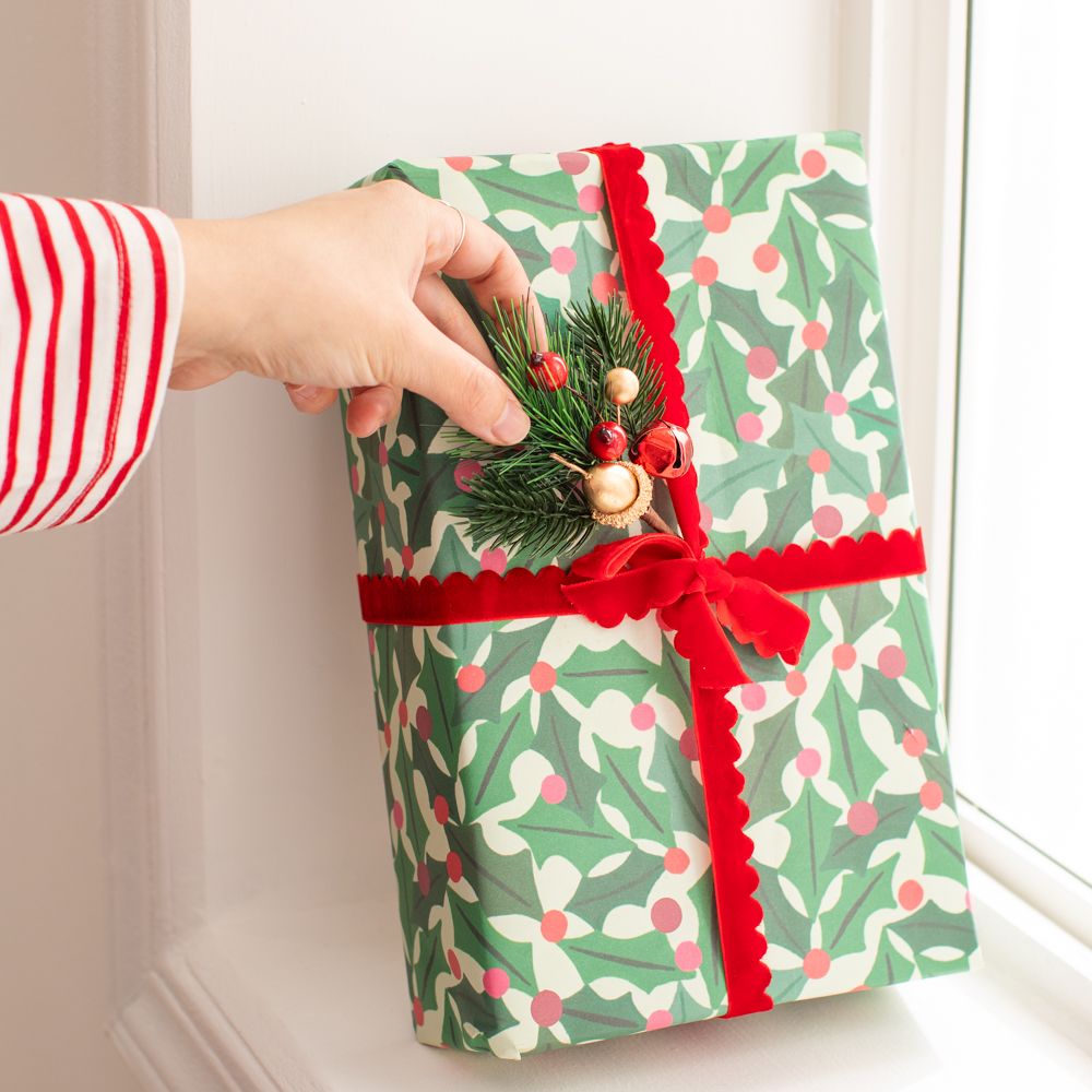 Set de 3 ramos navidad decorativos pequeños