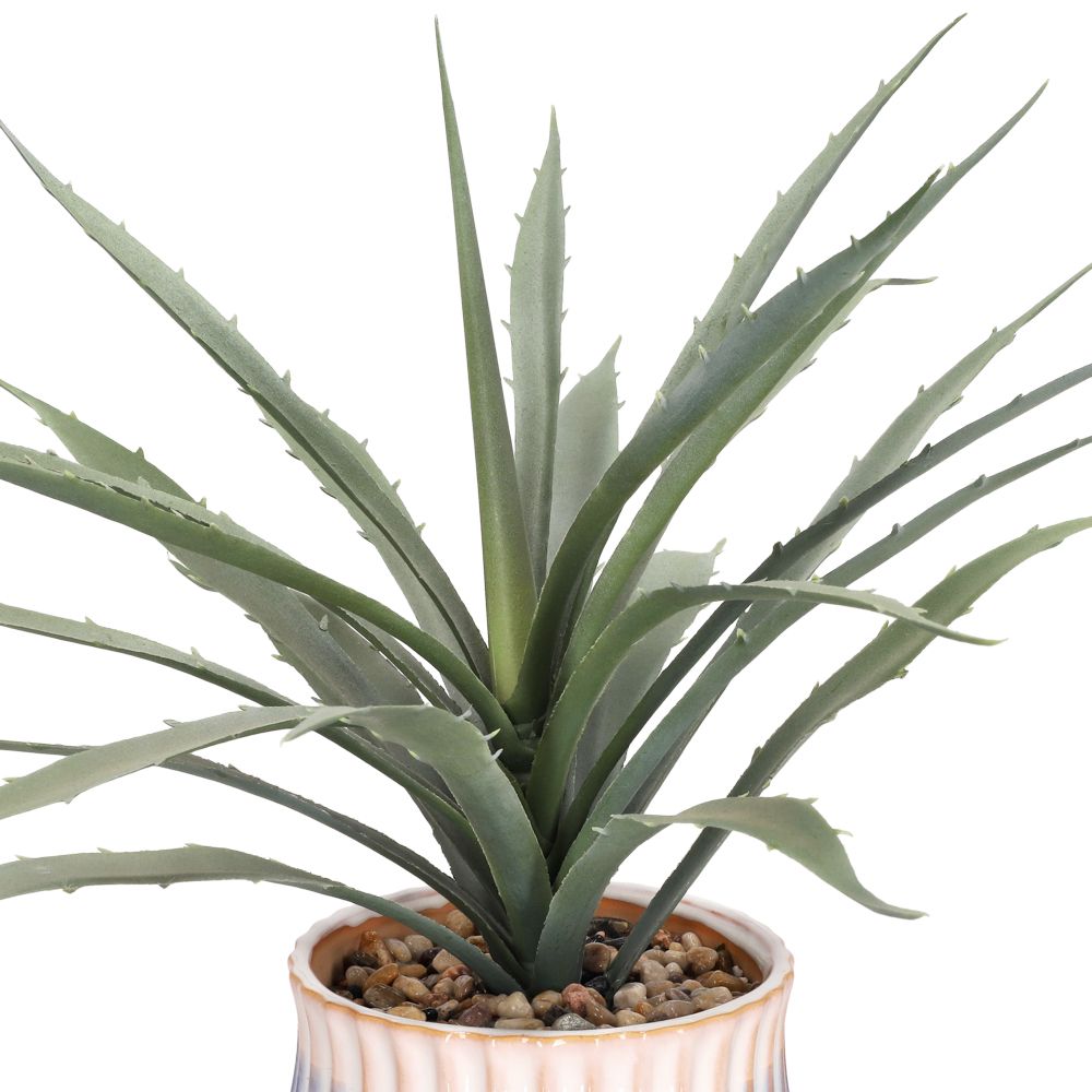 Maceta alta con cactus 41x37.5 cm