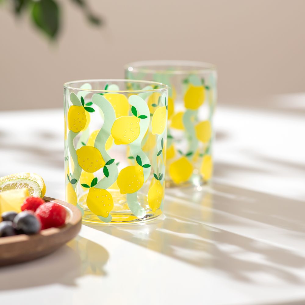 Vaso de vidrio con diseño 320 ml