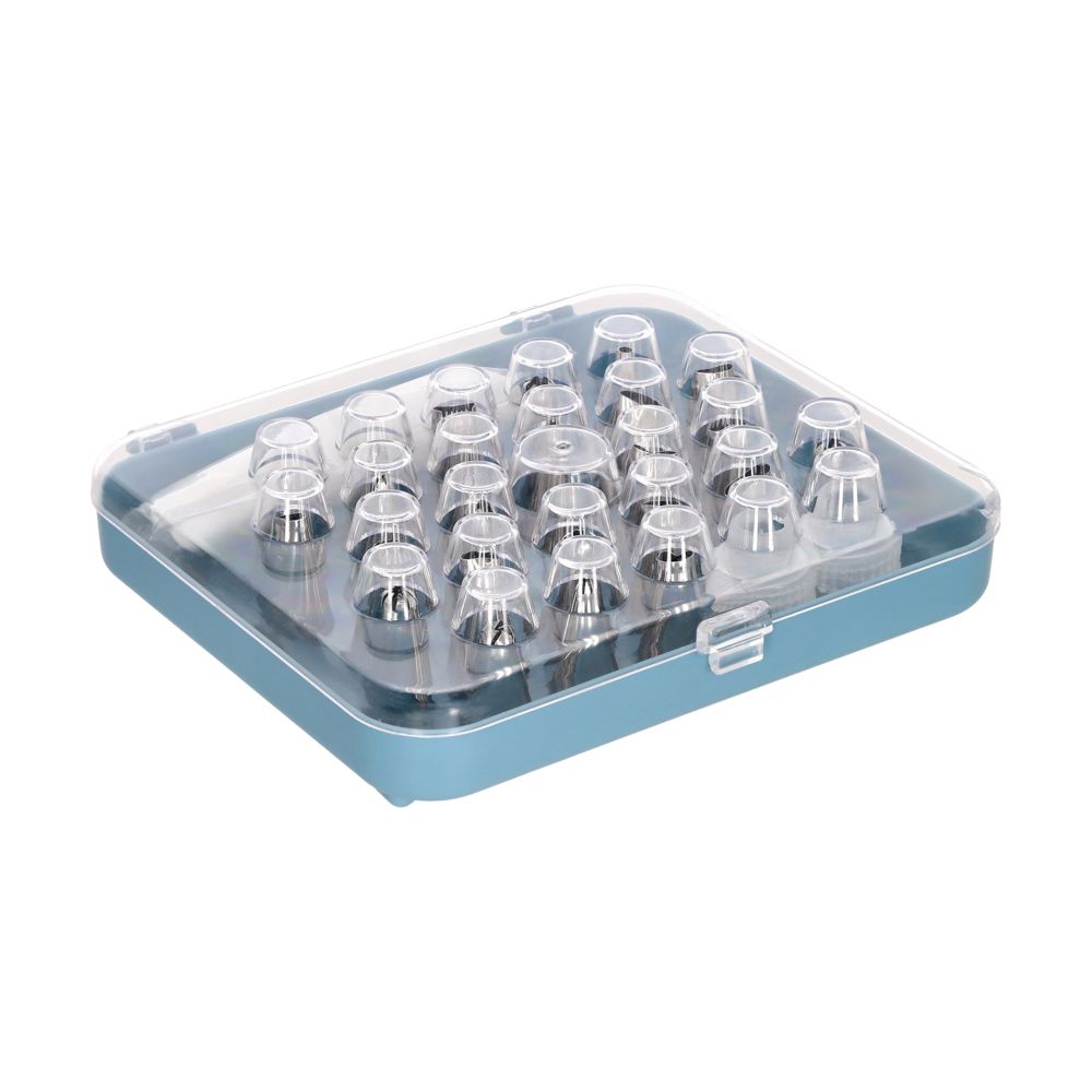 Set 24 boquillas acero inoxidable para repostería