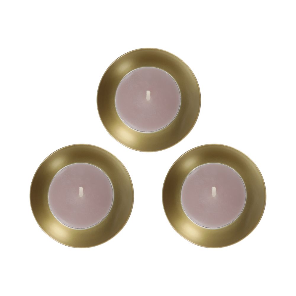 Set de 3 Portavelas para tea-light