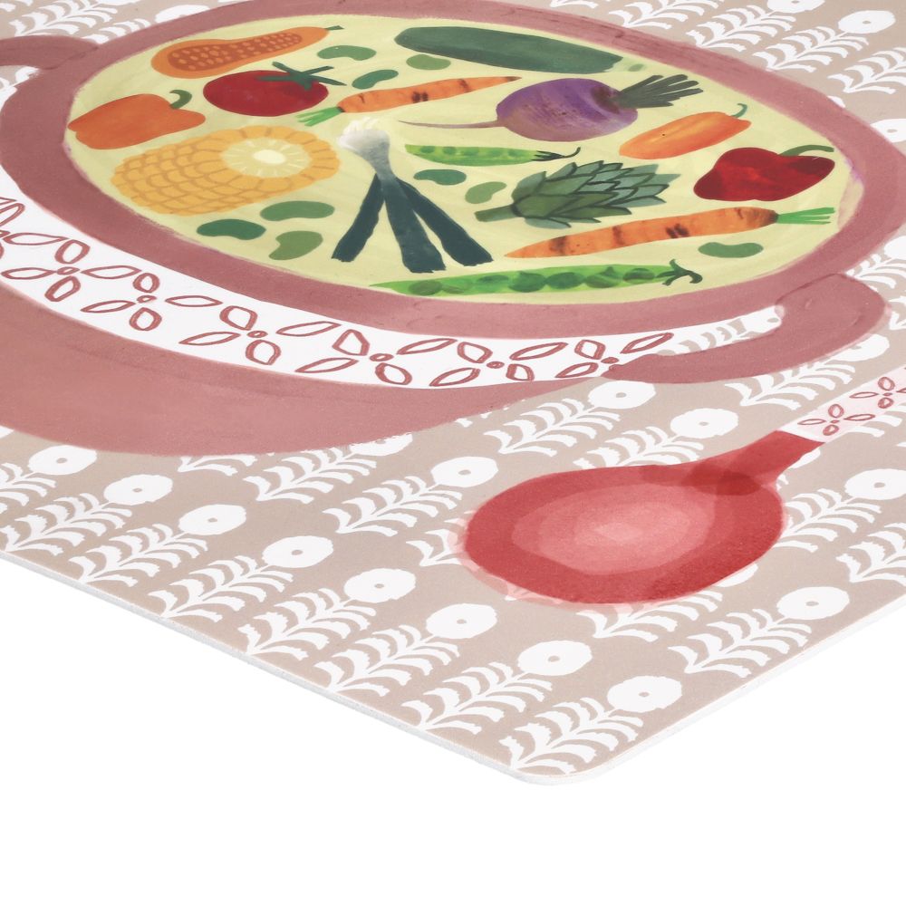 Set de 6 individuales goma eva 43x28 cm