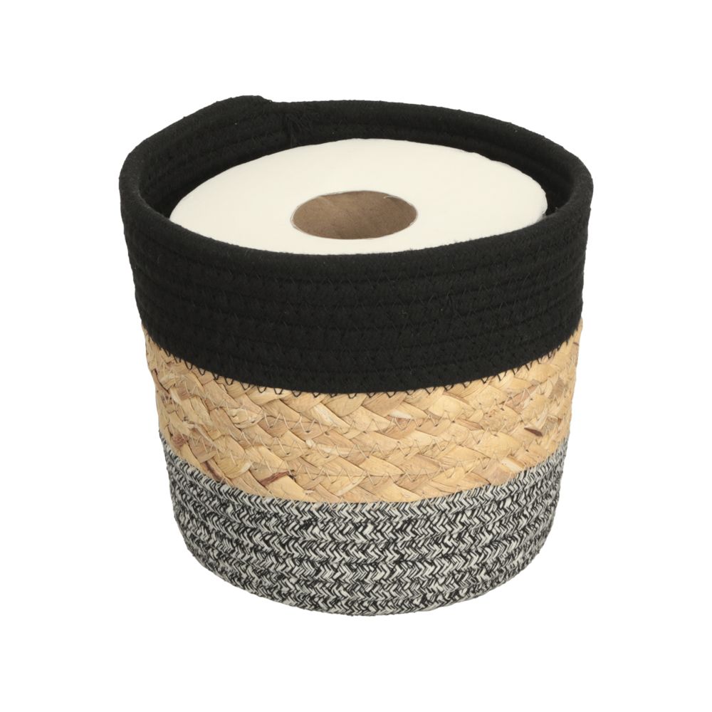 Porta rollo de algodón y fibra