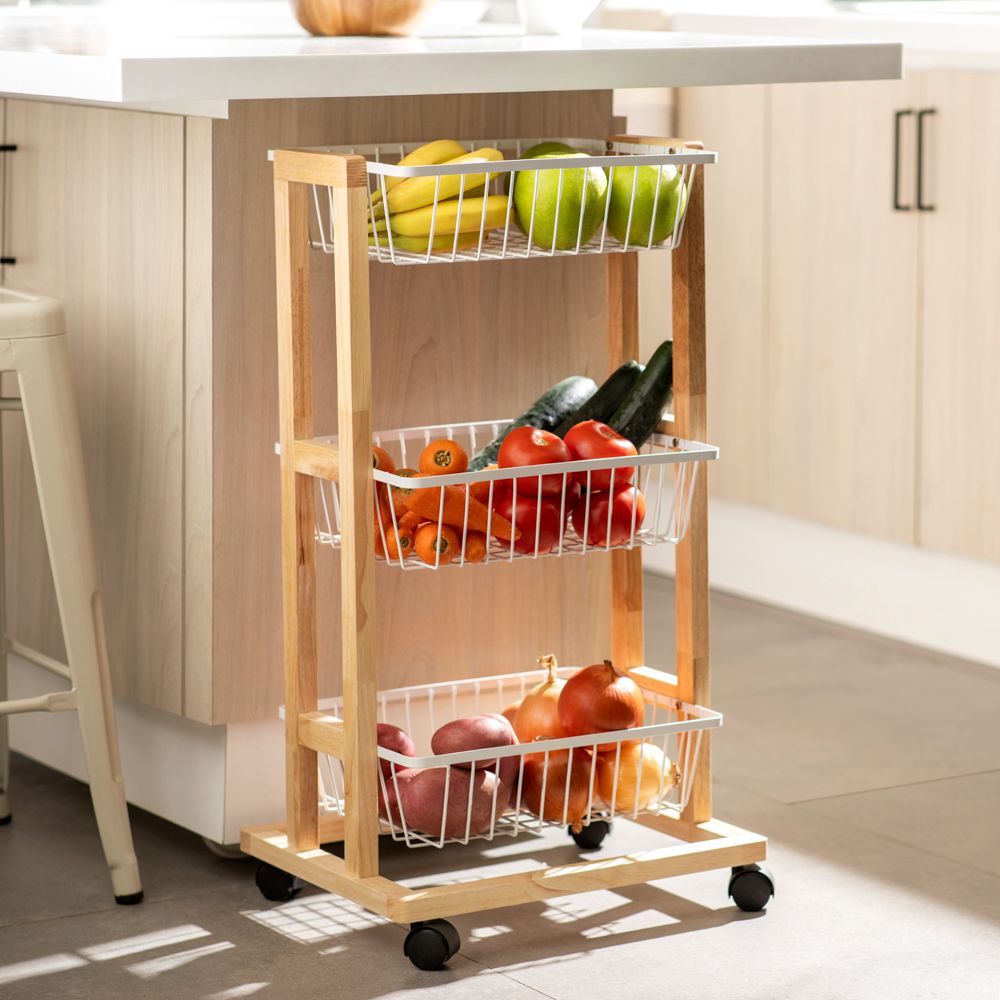 Verdulero de 3 niveles 42x35x77.5 cm