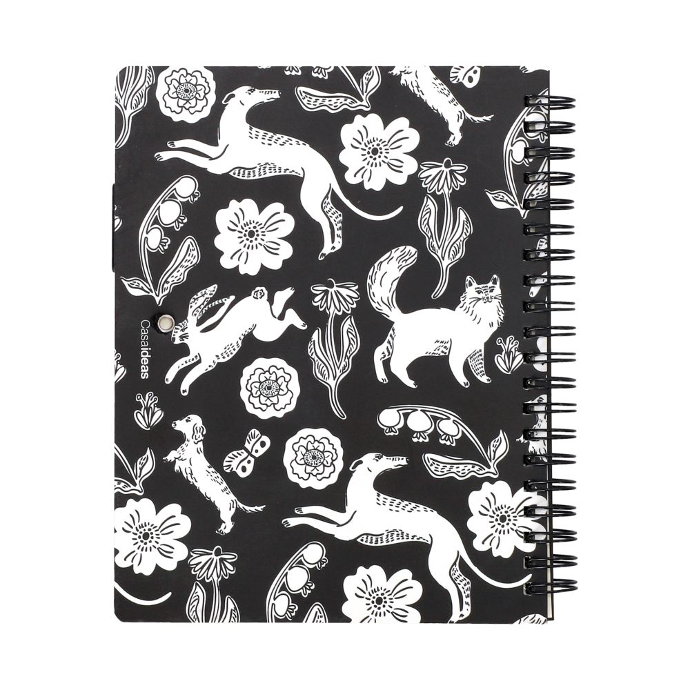 Libreta con bolígrafo 100 hojas con líneas 13x18 cm