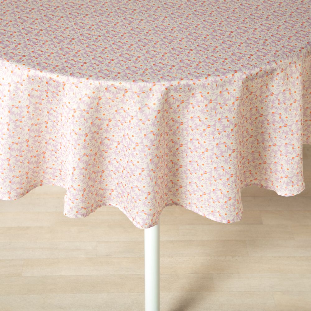 Mantel texturado con estampado diámetro 150 cm