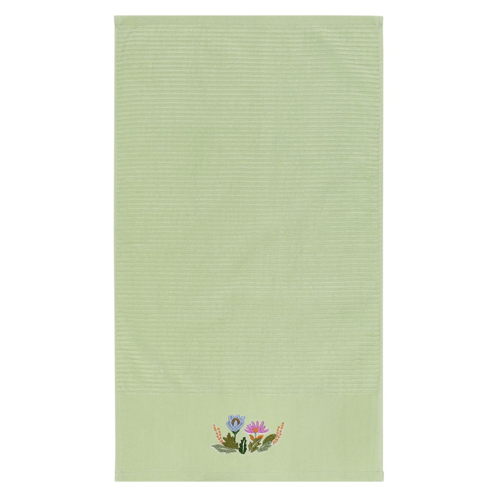 Toalla de mano con detalles bordados 40x70 cm