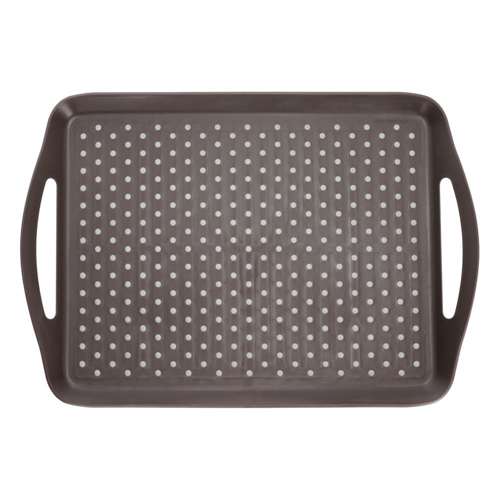 Bandeja de melamina con antideslizante 32x4.1x46.2 cm