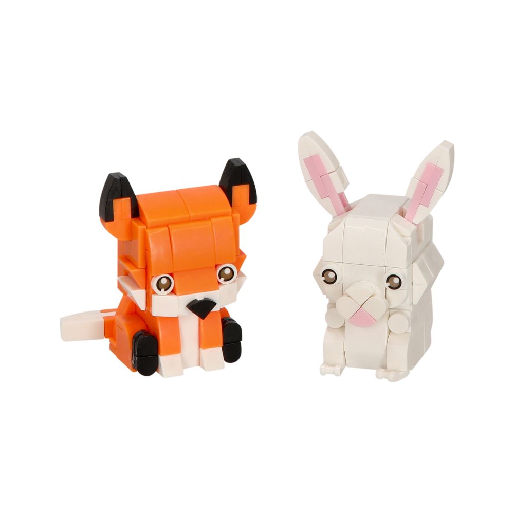 Set minibloques para hacer 2 animales