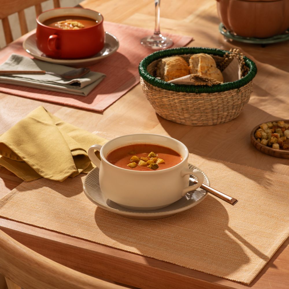 Individual de algodón color liso 45x33 cm