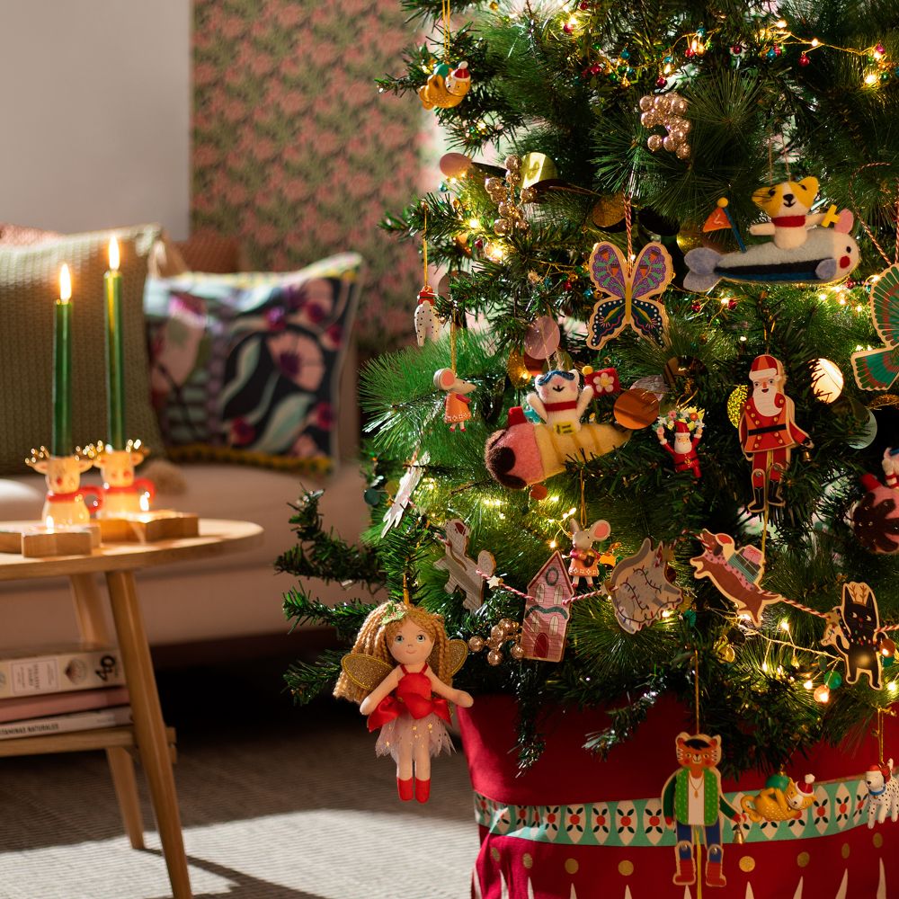 Adoro navideño de fieltro 19.8x4.5x14 cm