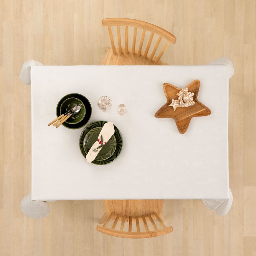 Mantel jacquard navideño 150x250 cm