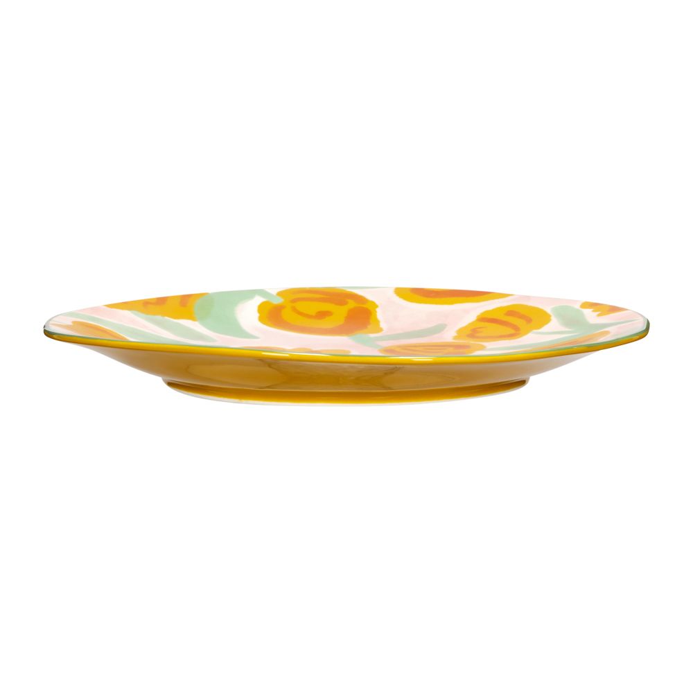Plato de comida porcelana Print con diseño 27x2.5 cm