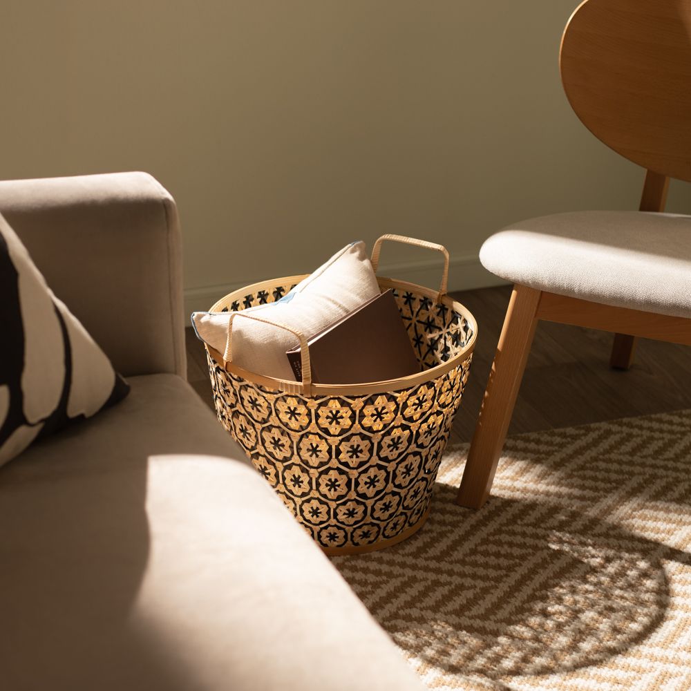 Canasto bambú 42x40x38 cm