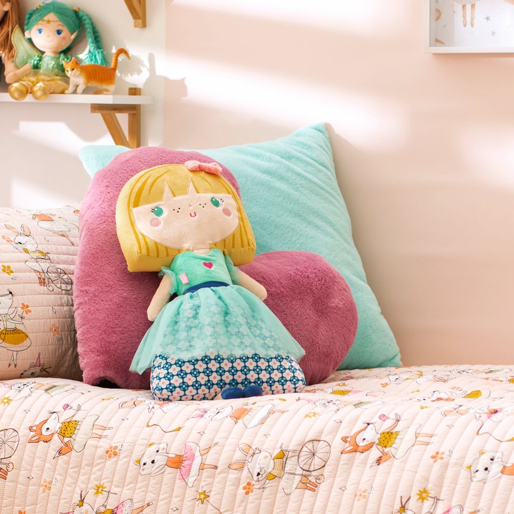 Cojín con forma de muñeca 30x55 cm