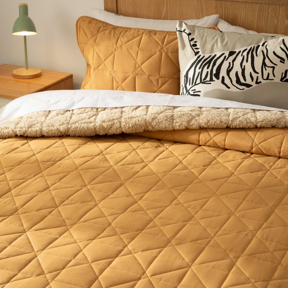 Funda de almohadón microfibra cordero 50x70 cm