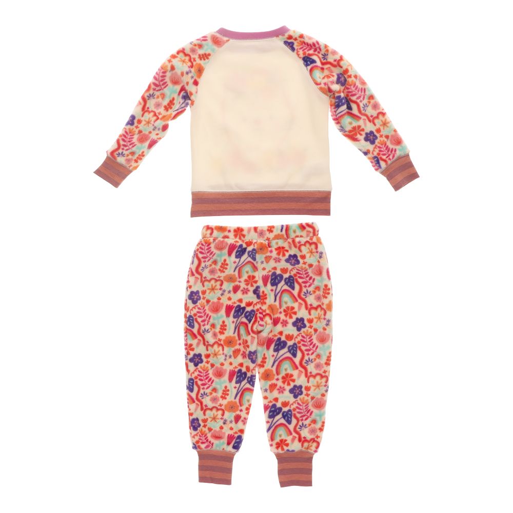 Pijama infantil de franela y polar coral talla 4