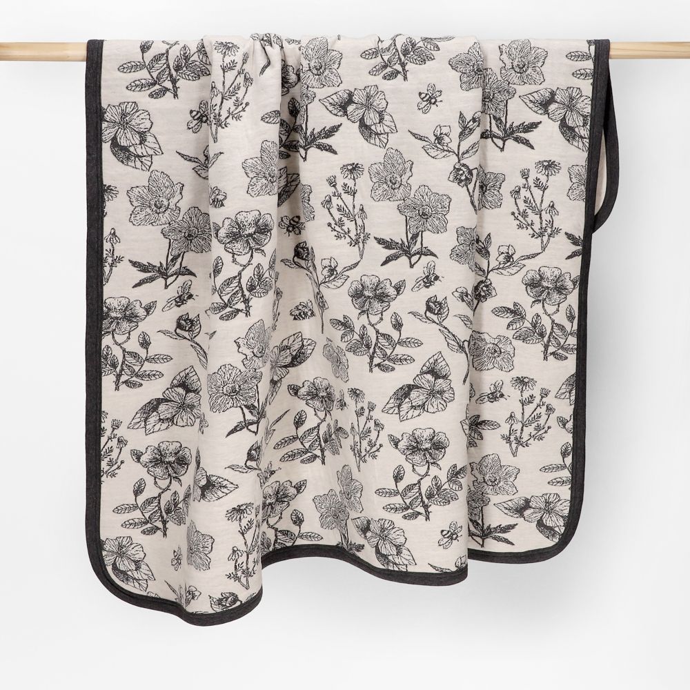 Frazada tejido punto jacquard 125x150 cm