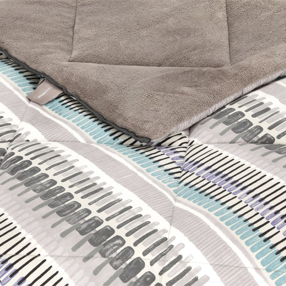 Edredón de microfibra con estampado Individual