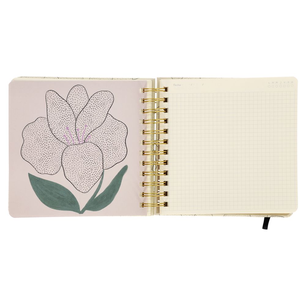 Cuaderno 160 hojas con líneas y cuadros 17x3.5x17 cm