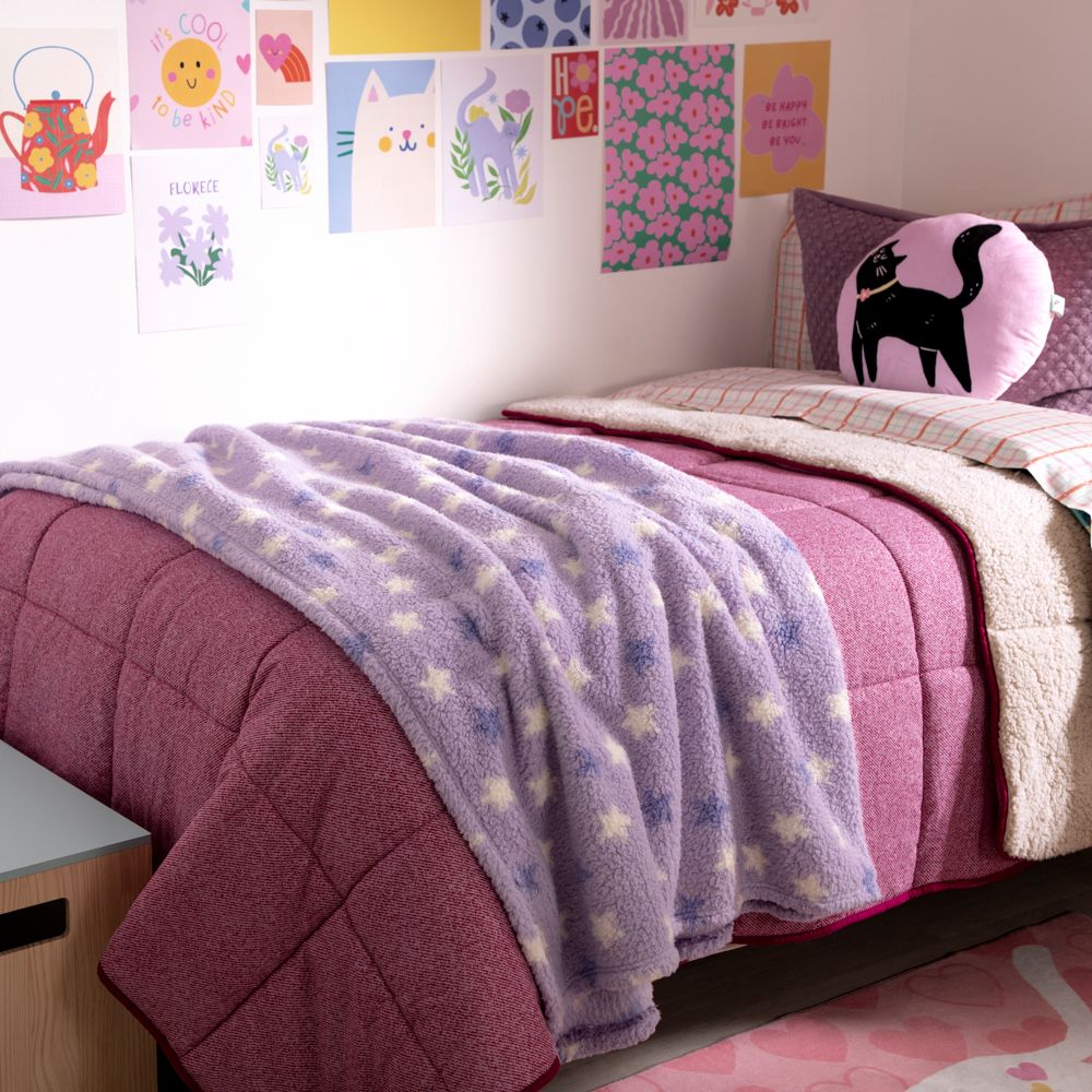 Edredón de microfibra con borreguita Individual