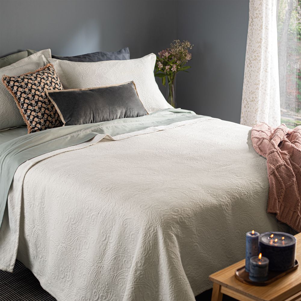 Colcha jacquard clásico Individual