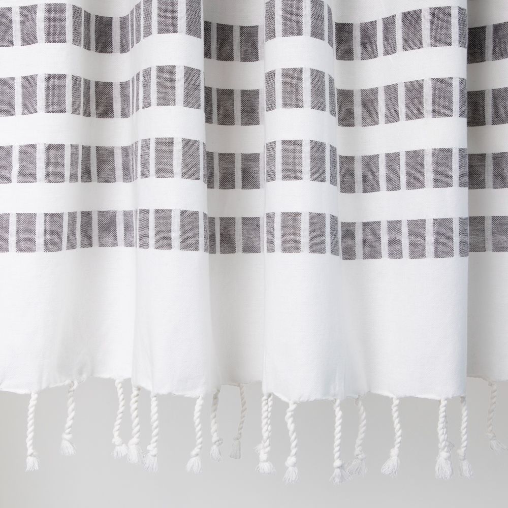 Cortina de baño escocesa 180x190 cm