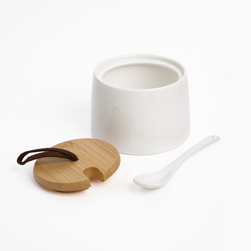 Mermeladero con tapa y cuchara