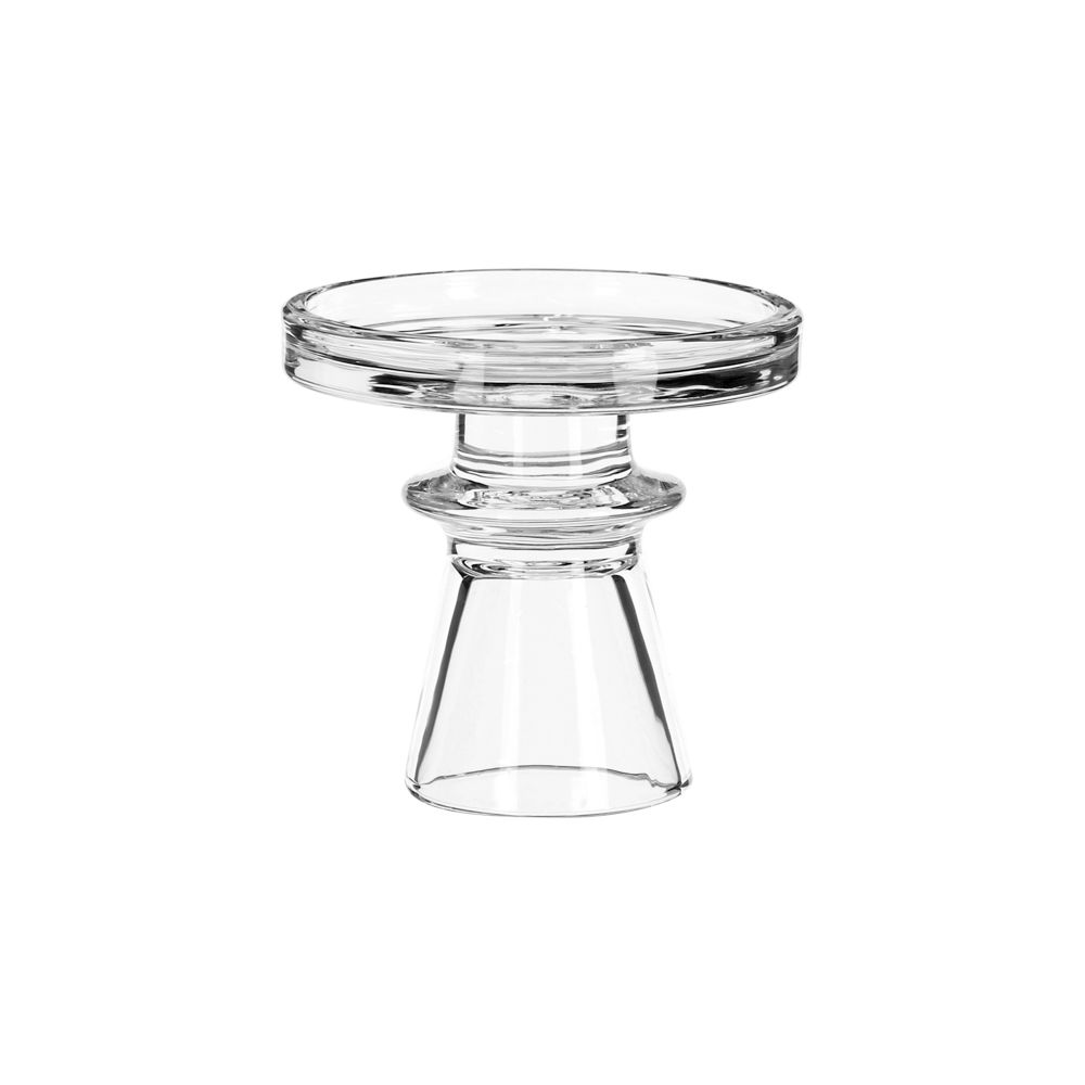 Candelabro vidrio doble 10x9.3 cm
