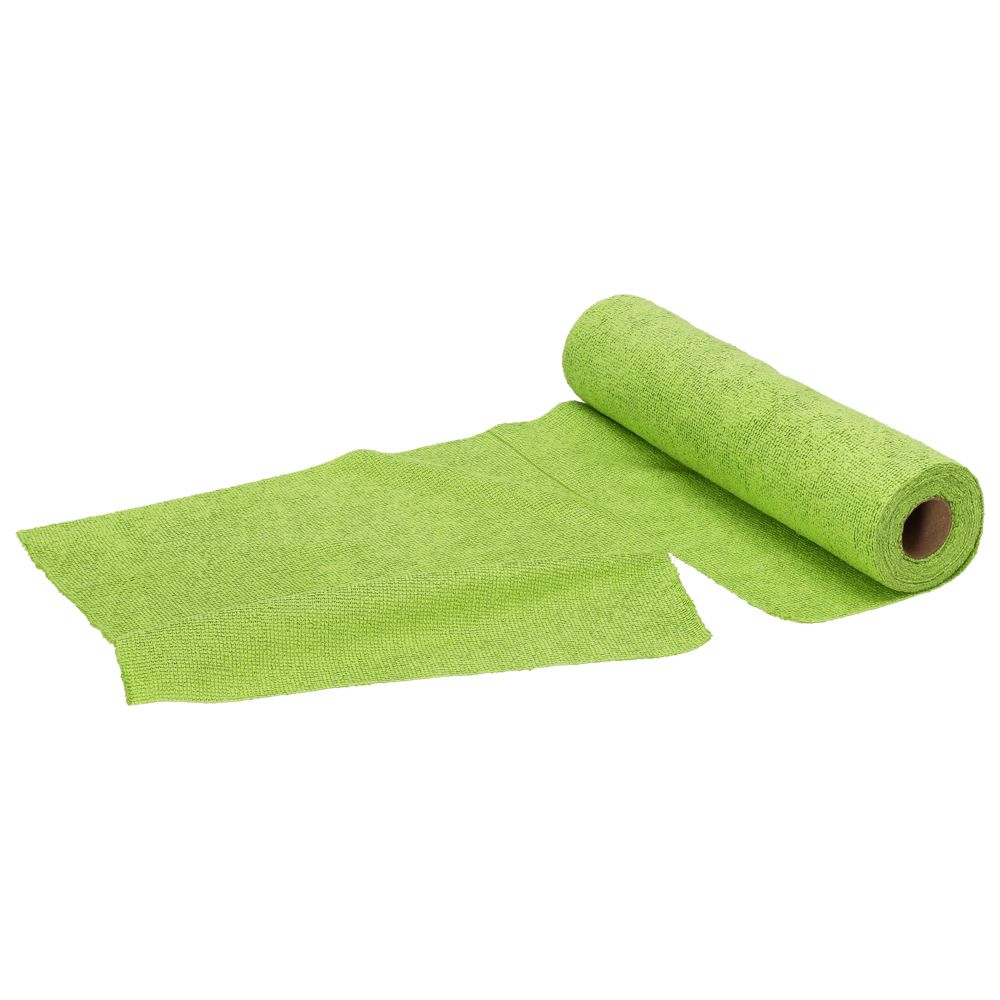 Rollo de 15 paños de microfibra reutilizables