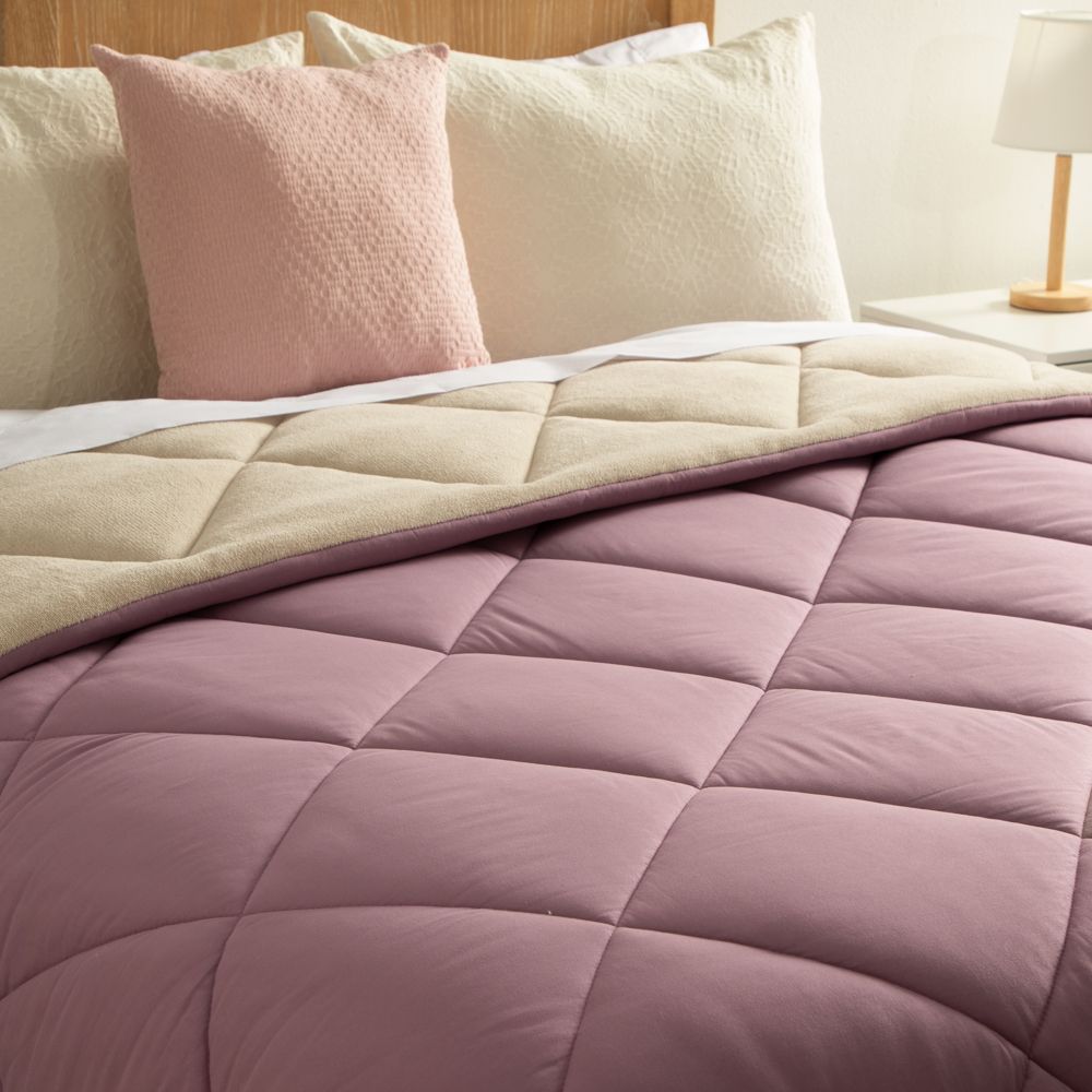 Cobertor de microfibra y polar coral Individual