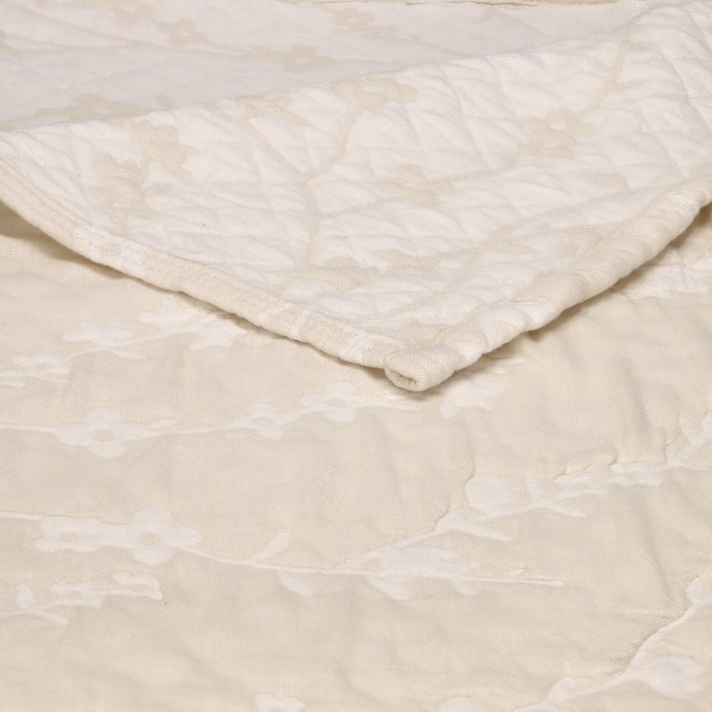 Colcha de algodón bordado King