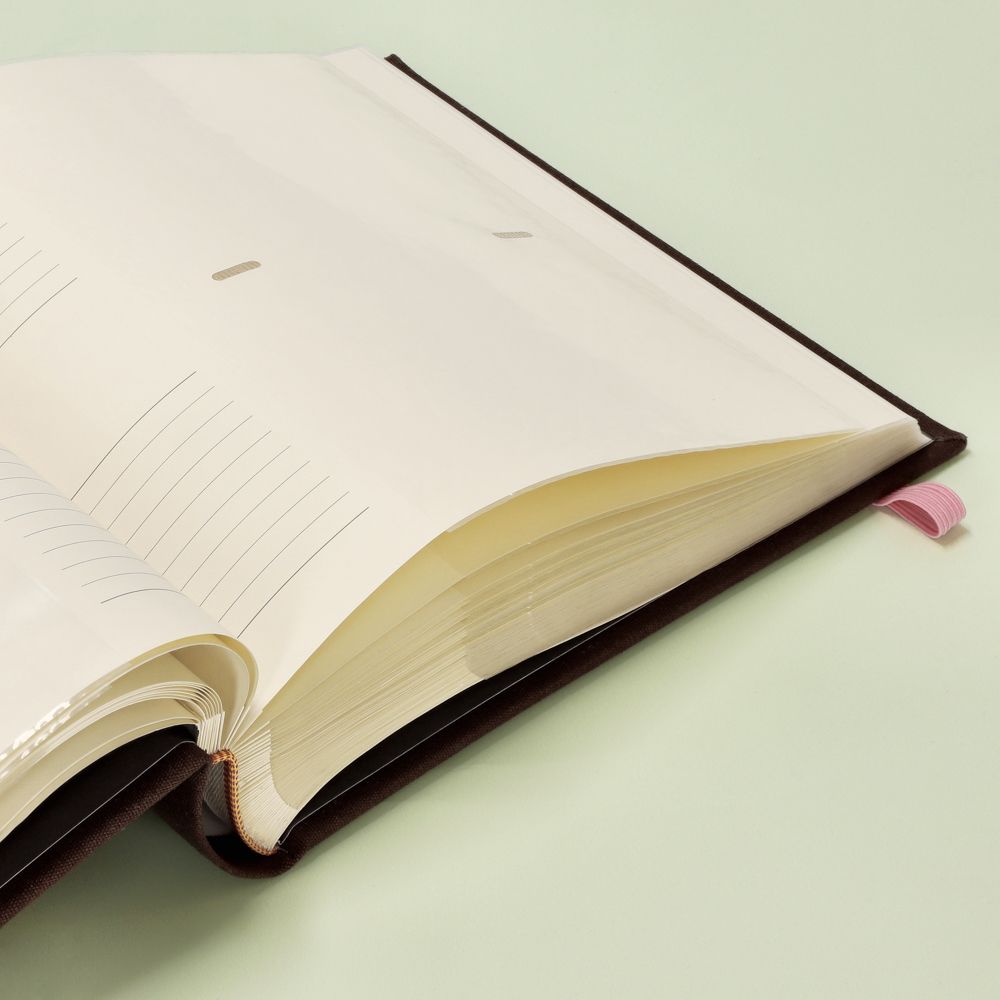 Álbum de fotos tapa tela con bolsillos para 200 fotos 22x5.5x24 cm