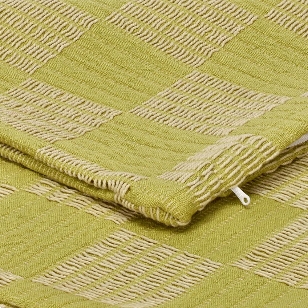 Funda de cojín algodón hilado 45x45 cm