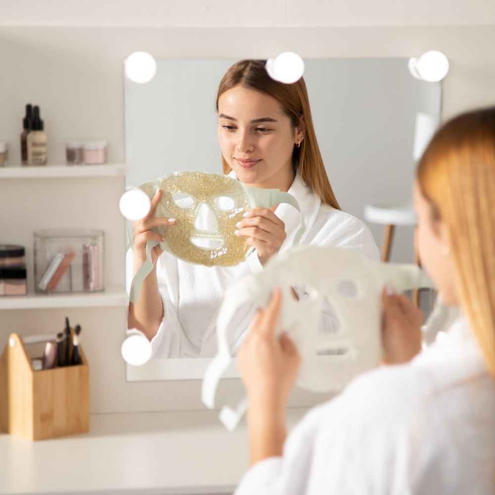 Máscara con gel 18.5x20.5 cm