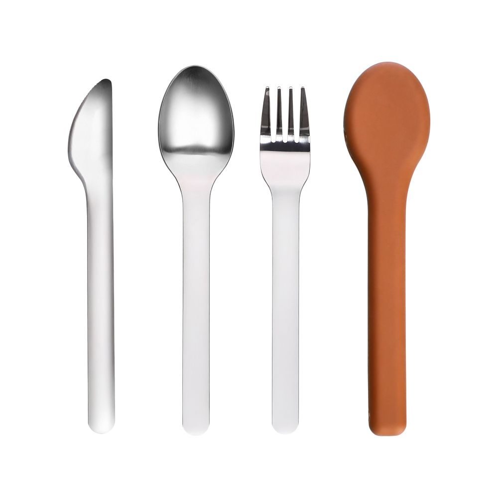 Set de cubiertos de acero inoxidable