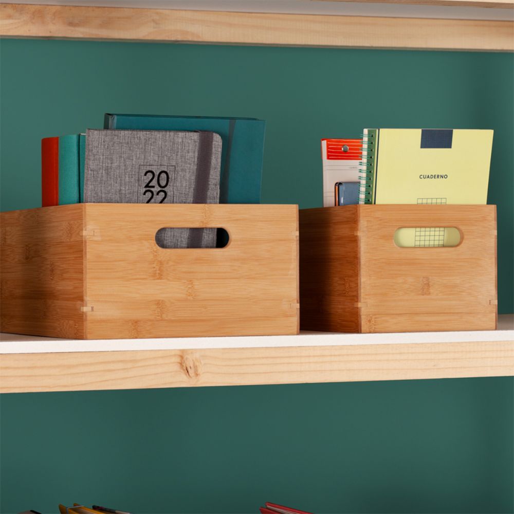 Canasta Bambú 37x26x15 cm