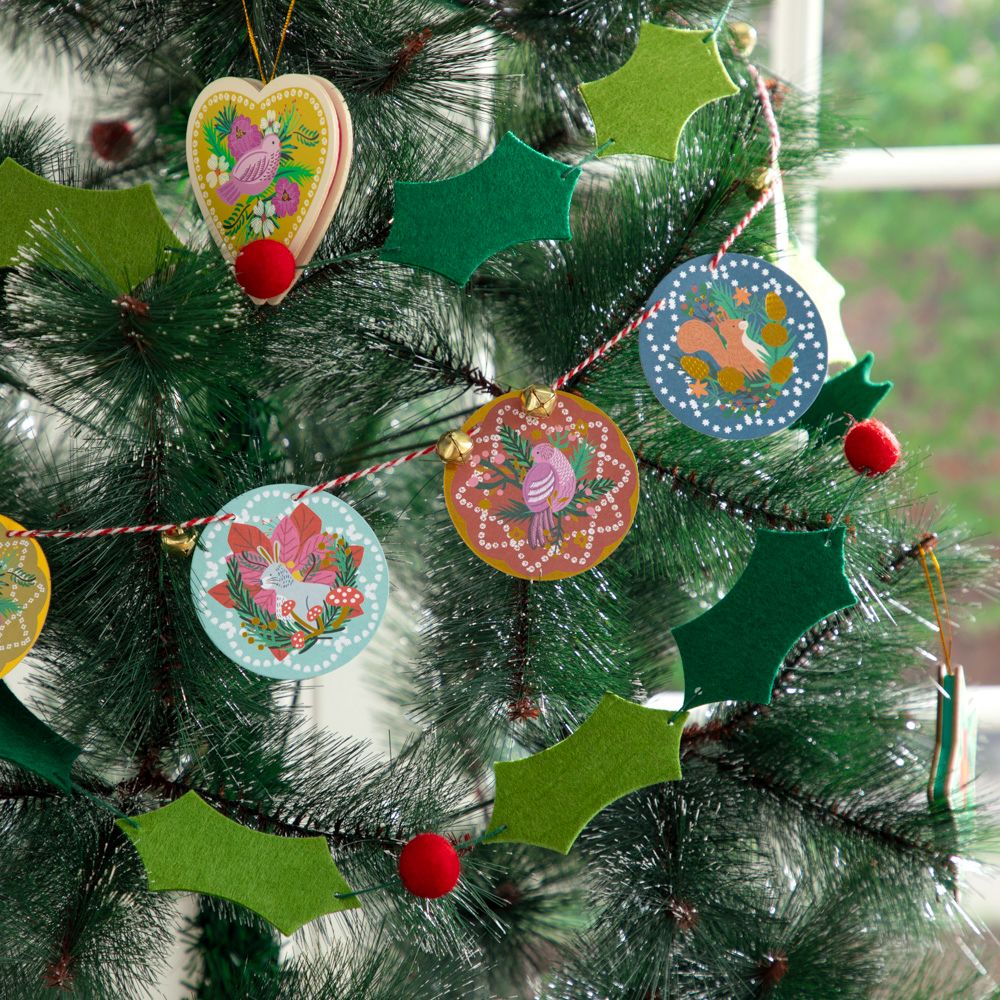 Guirnalda navideña con cascabeles 250 cm