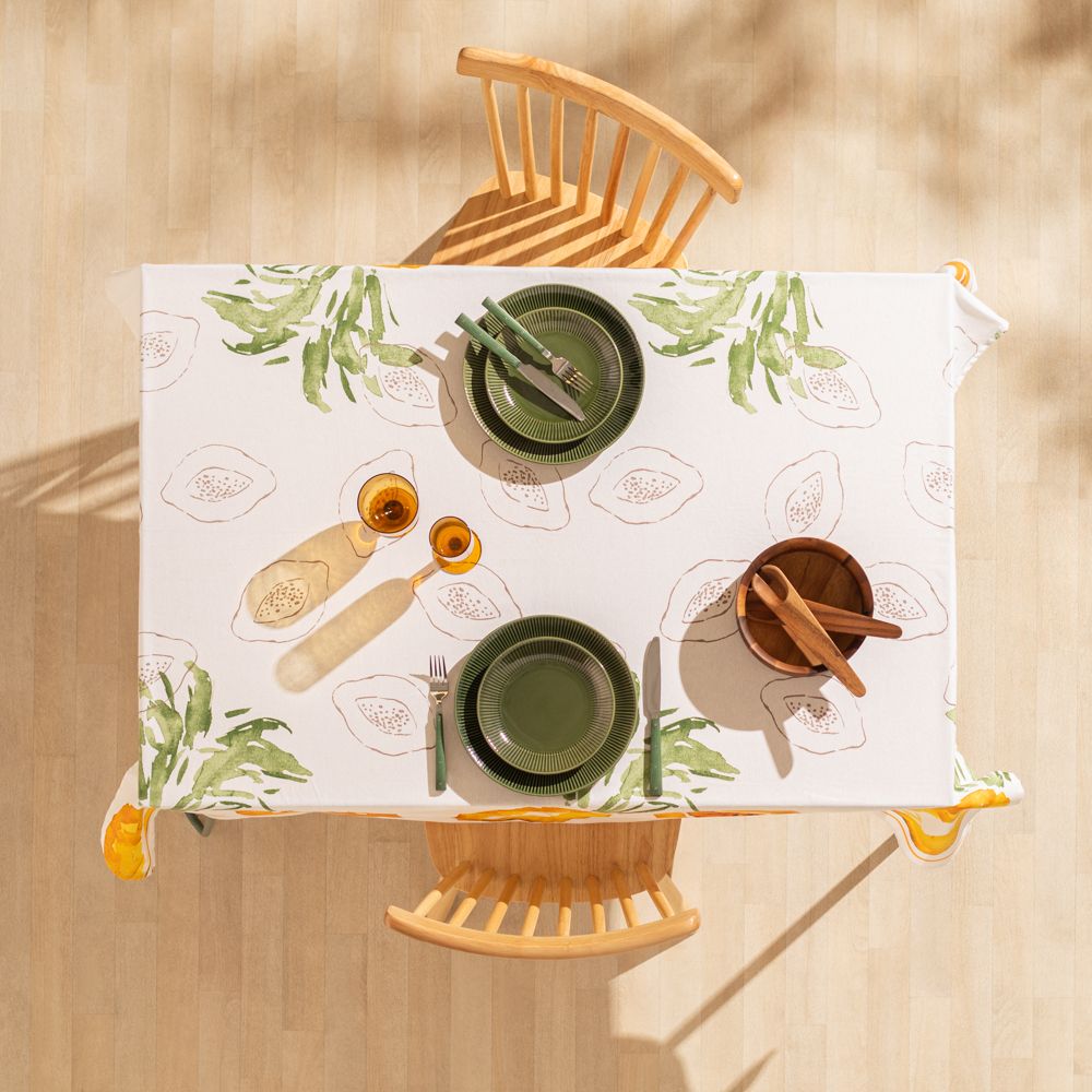 Mantel estampado 150x150 cm