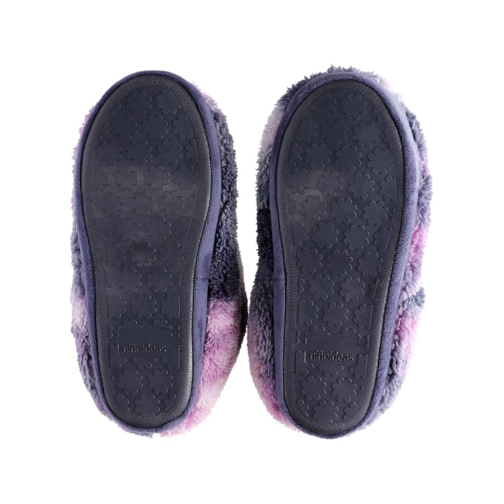Pantufla bota peluda infantil 23 cm