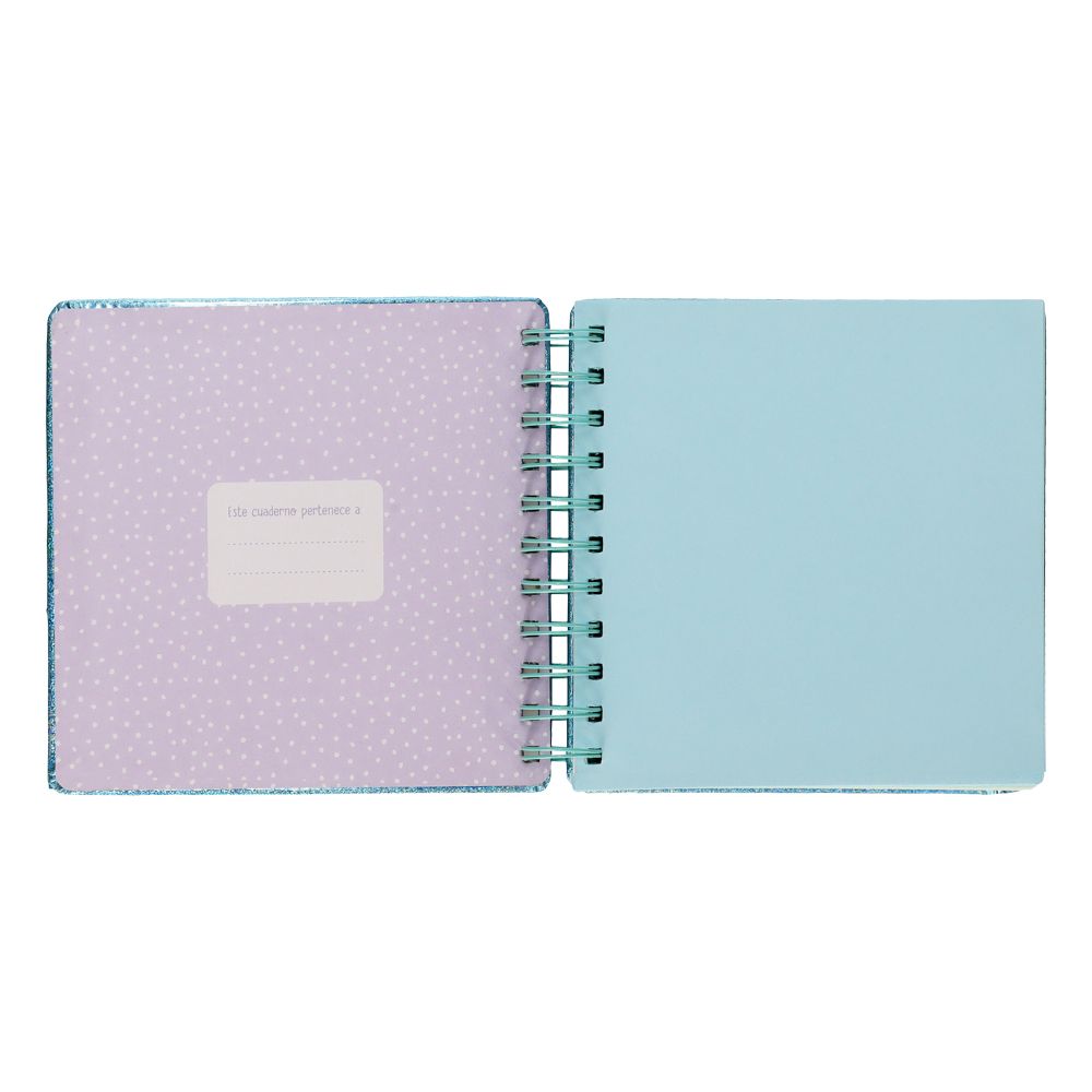 Cuaderno con diseño glitter