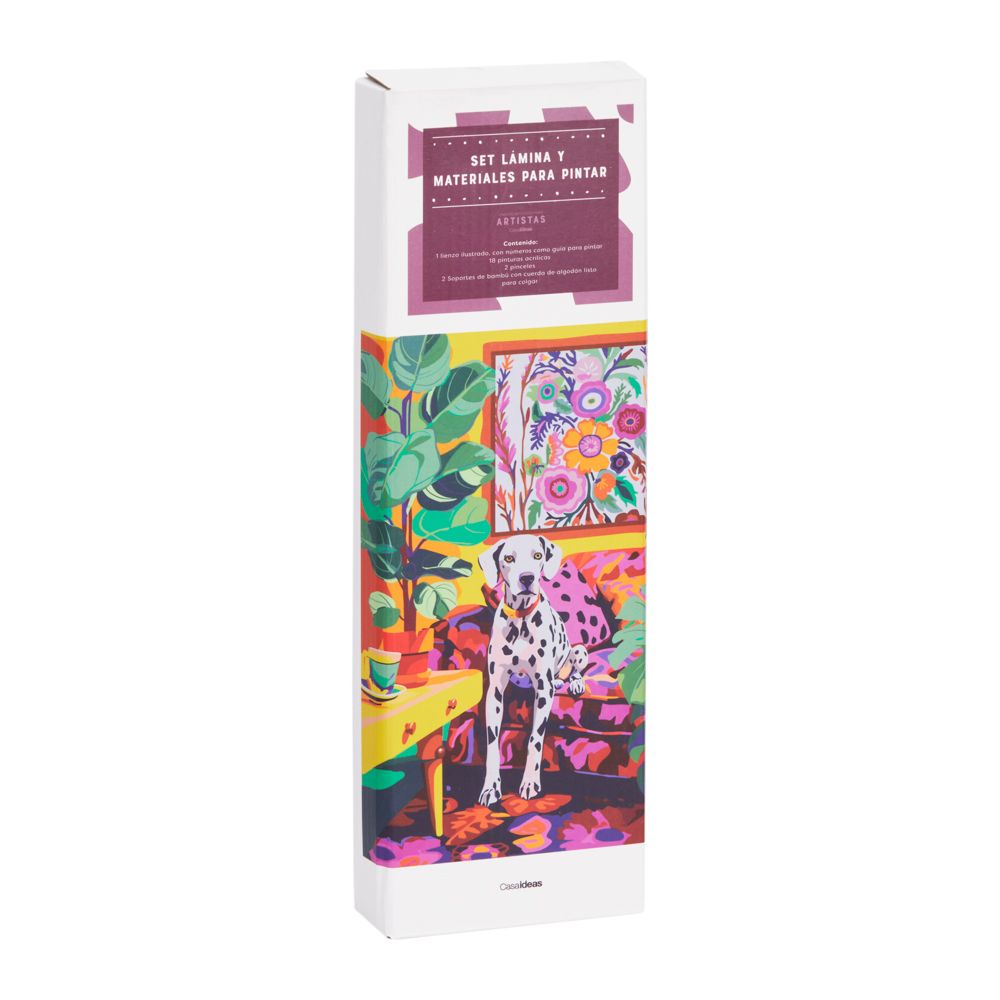 Set de lámina y materiales para pintar