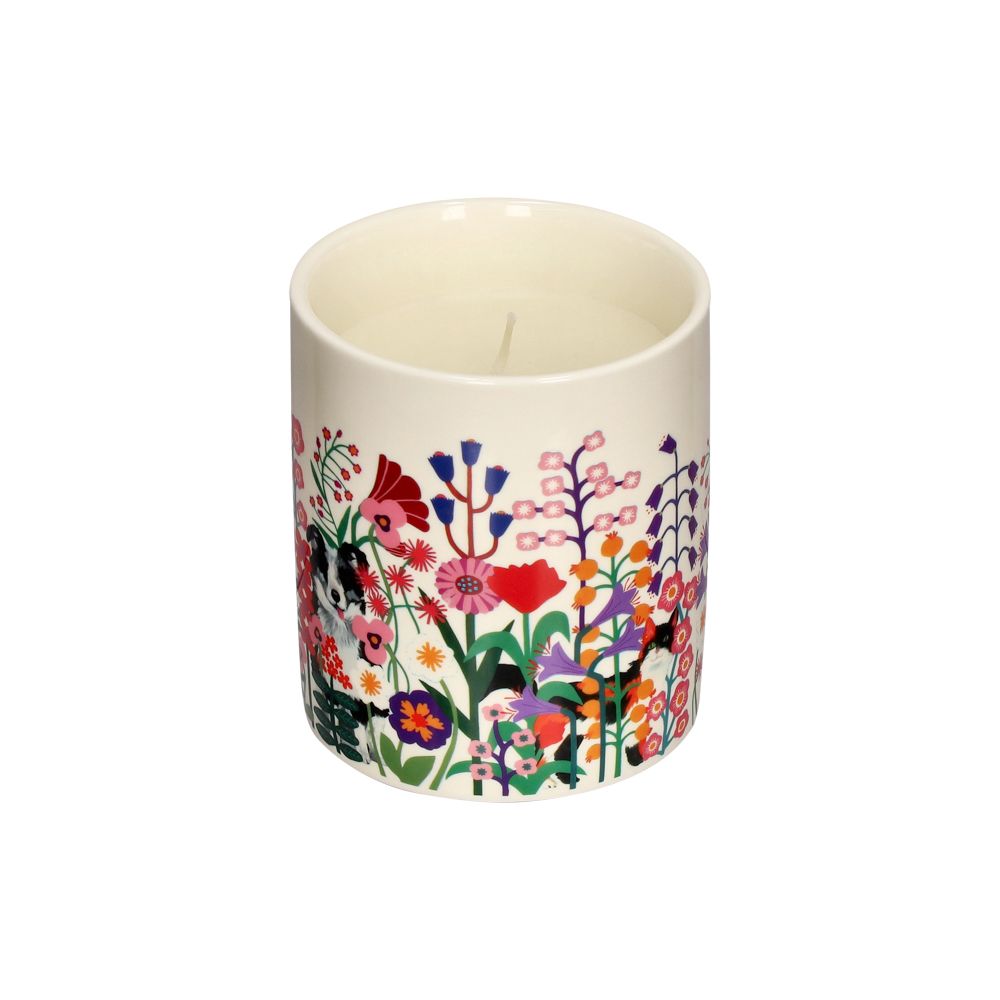 Vela aromática vainilla con envase de cerámica