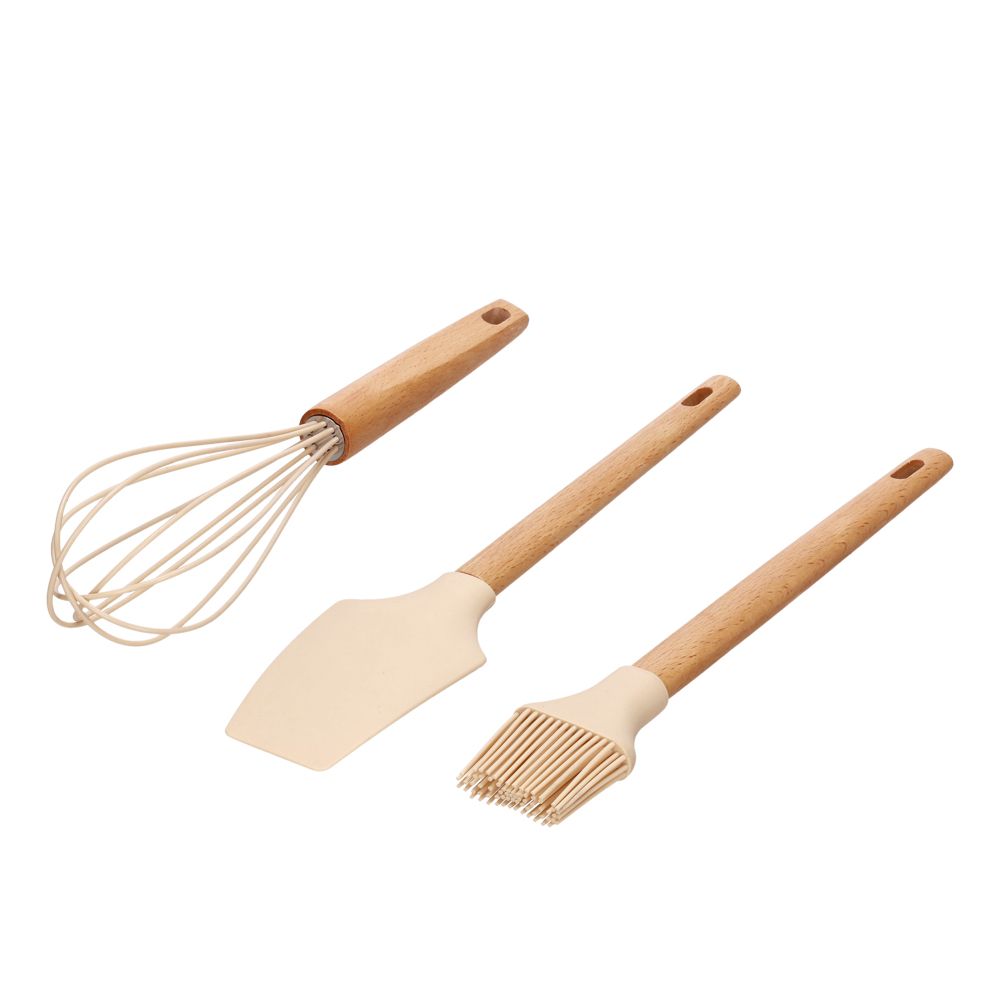 Set de 3 utensilios para cocina de silicona