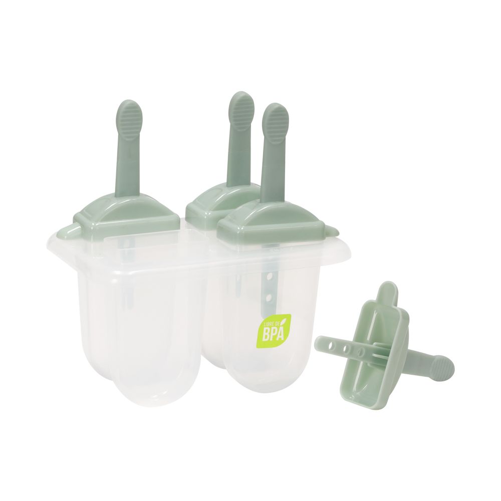 Molde para 4 paletas 16x10x16.5 cm