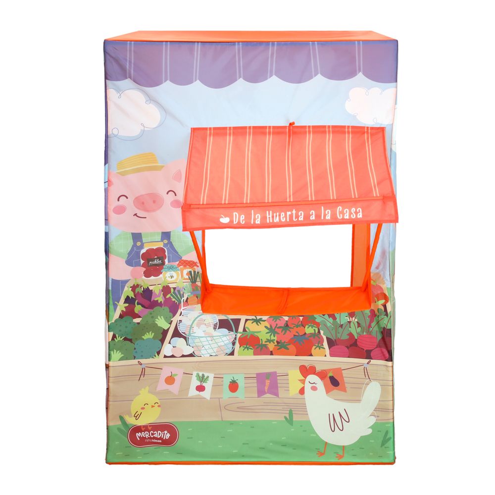 Carpa mercadito para niños