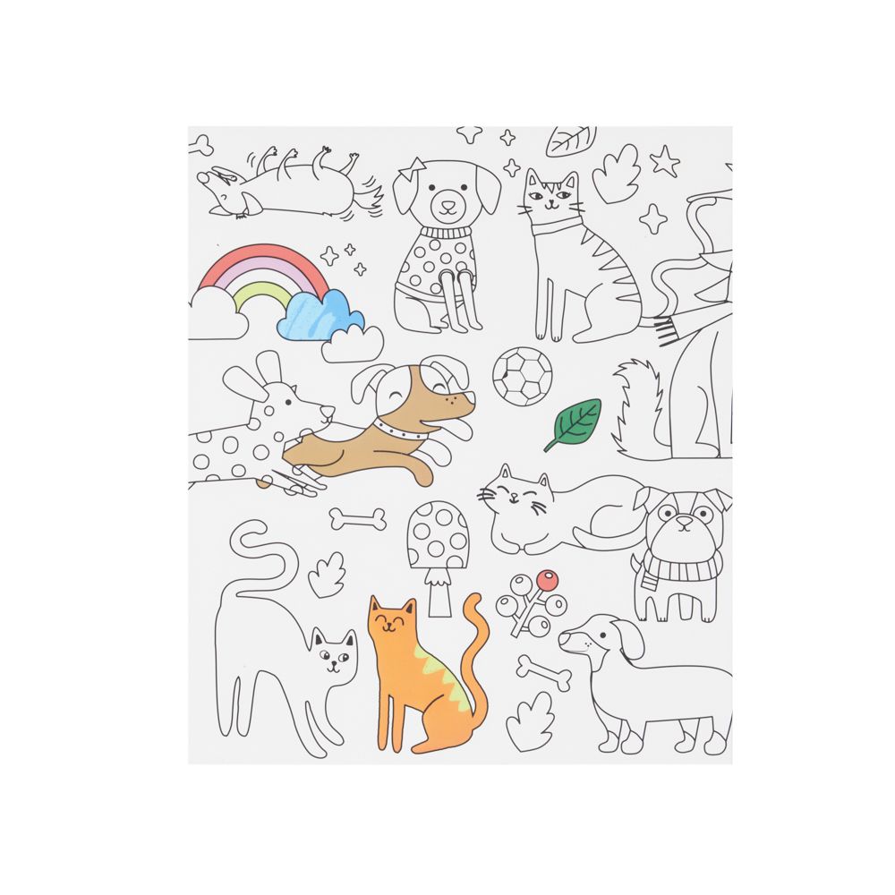 Libro para Pintar Animales 24x1.2x28 cm