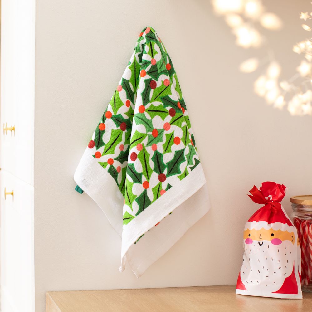 Paño cocina algodón navidad 38x63.5 cm